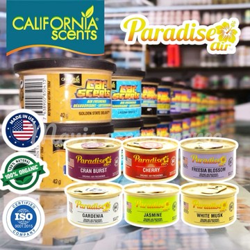 「滿5贈1旋轉蓋」加州 淨香草 California Scents 佛州芳香杯paradise Air 芳香劑 芳香杯