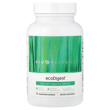Econugenics, ecoDigest，長期消化平衡，60 粒素食膠囊