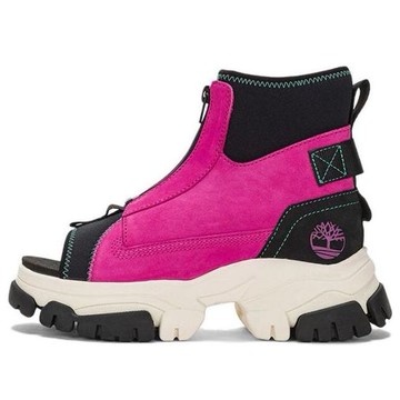 (WMNS) Timberland Adley Way Peep Toe Boot Sandals 'Very Berry'