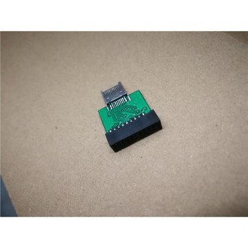 USB3.2/3.1/3.0主板19PIN轉TYPE-E TYPE-C前置插線端口GEN2轉GEN1