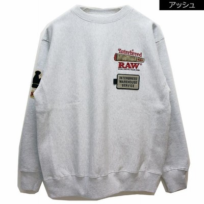 室内試着のみinterbreed×RAWスウェット ブラック インターブリード