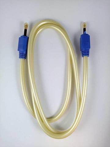 數位影音光纖線 圓頭對圓頭 1M 線徑6mm 米色 AV9086-1M