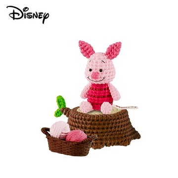 小豬【日本正版】Amicot 小熊維尼 小豬 編織公仔 Winnie 公仔 模型 迪士尼 Banpresto 萬普 - 387568-B