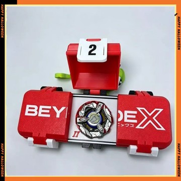 新款陀螺收納盒爆旋陀螺X BEYBLADE X戰鬥陀螺軸心配件展示盒收藏盒3d