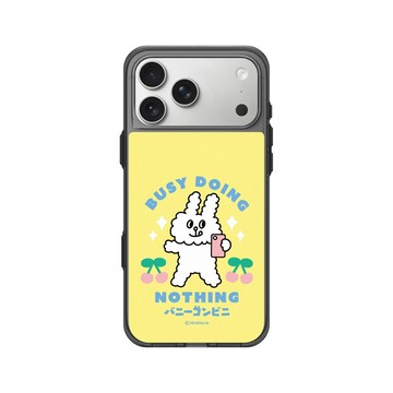 iPhone 17 Pro Max Clear (相機按鈕) 酷墨灰 - Bunni Konbiny - Busy Doing Nothing