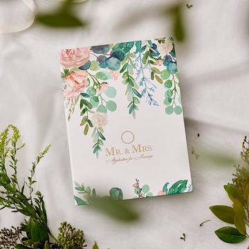 結婚書約套組 / 綠境 (贈送燙金書約紙)【快速出貨