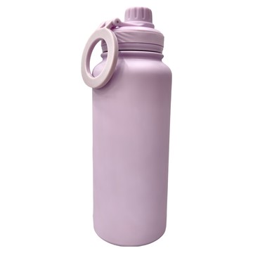 新款手機磁吸支架戶外水壺  淡紫色  1L  1個