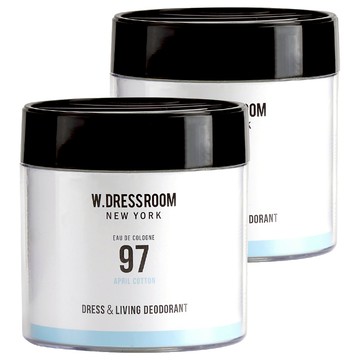 W.DRESSROOM 室內芳香劑 110g 衣物/空間除臭  No.97 April Cotton  2罐