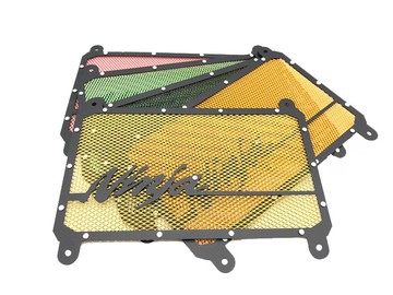 適用川崎忍者400 Ninja400  改裝不銹鋼水箱網散熱器護罩水冷保護