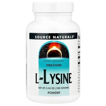 Source Naturals, L-賴氨酸粉，3.53 盎司（100 克）
