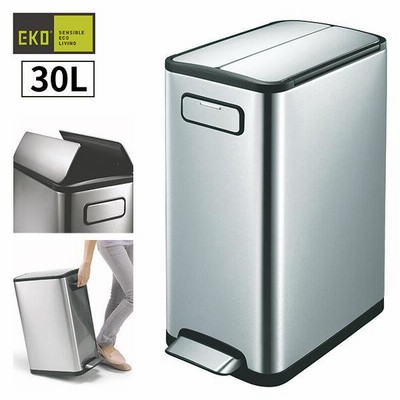 EKO JAPAN (イーケーオージャパン) エコフライステップビン 30L EK9377MT 1個