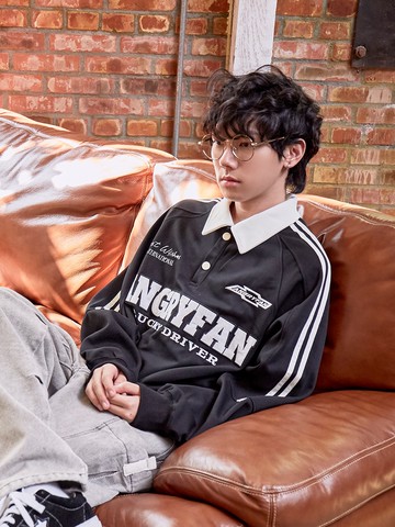 運動潮流字母POLO衫