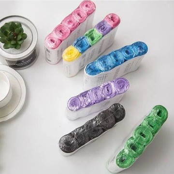 🥇可開統編💎普通款點斷式生活垃圾袋子家用一次性平口彩色辦公室衛生間垃圾袋