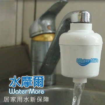 去除颱風後的消毒水味-水摩爾廚房沐浴兩用除氯過濾器(含內外牙轉接頭+餘氯測試液)