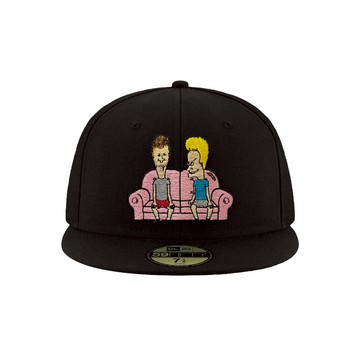 NEW ERA 59FIFTY 5950 獨家訂製 癟四與大頭蛋 黑色 棒球帽 全封帽 全尺寸