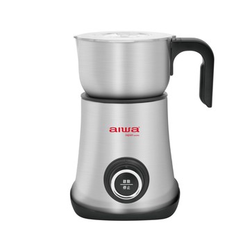 【AIWA 愛華】600ml 6種模式奶泡攪拌機-附配件 不鏽鋼色 (AMF-500)