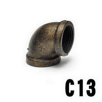 特力屋 工業風 90度彎頭(六分-古銅)