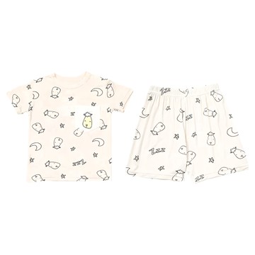 baa baa sheepz 抱抱羊 糖果套裝 (上衣/短褲) 竹纖維  3~4歲  甜夢黃