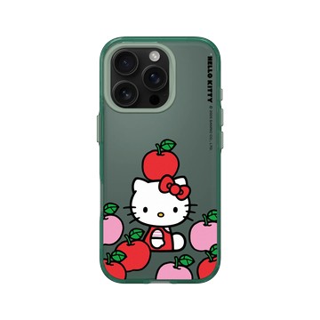 iPhone 16 Pro Clear 憂墨綠 - 三麗鷗-Hello Kitty - 蘋果疊疊樂