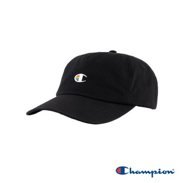 Champion PRIDE x CHAMPION彩虹LOGO標棒球帽(黑色)