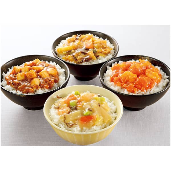 お手軽中華ミニ丼4種セット 