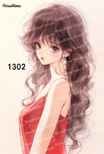 1302 原創貼紙 原創人物貼紙 貼紙 標籤 りまりま RimaRima