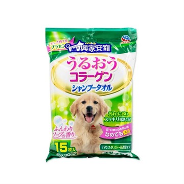 興家安寵免水洗濕毛巾中大犬用15入