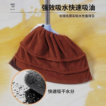 新款懶人魔術掃把套布加厚吸水溼兩用廚房家用拖把布套專用抹部