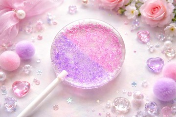 漸層棒棒糖 - 粉紫心語