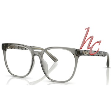 COACH 蔻馳 亞洲版 時尚大鏡面光學眼鏡 精緻立體鏡臂設計 HC6267D 5886 透晶灰  公司貨