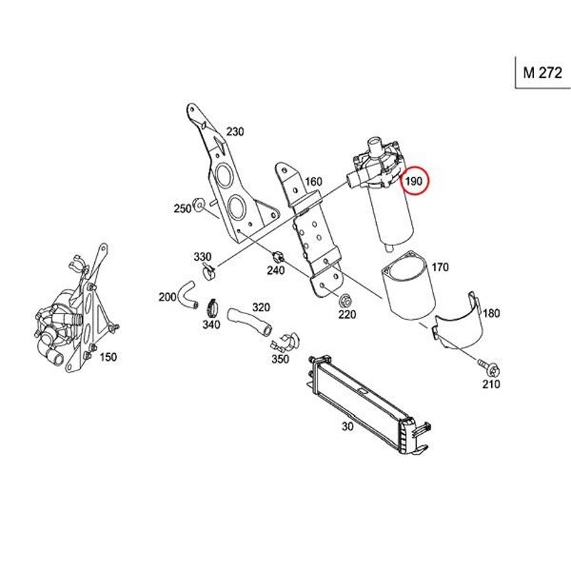 ベンツ W215W216W218W219 インタークーラー用 クーラントポンプ0005000286 0005000386 CL550 CL600  CL63AMG CLS550 CLS63AMG CLS55AMG | LINEブランドカタログ