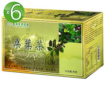 長庚生技 桑葉茶6盒(25包/盒)