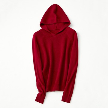 現貨+預購 羊毛衫針織毛衣-連帽休閒寬鬆糖果色防寒保暖女毛衣9色73yv12【獨家進口】【米蘭精品】