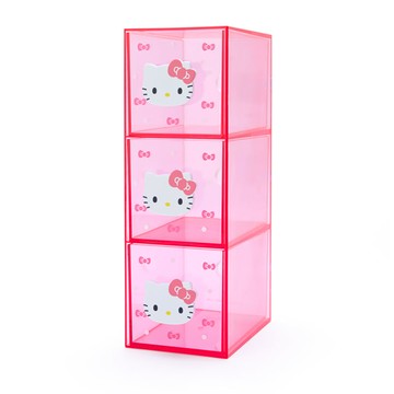 【震撼精品百貨】Hello Kitty 凱蒂貓~日本 三麗鷗SANRIO KITTY透明小物收納盒*30006