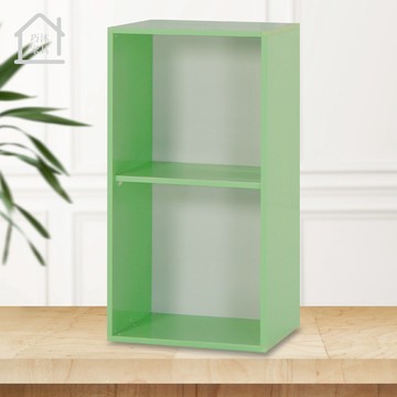 二格塑鋼資料櫃 文件櫃 收納櫃 桌上置物櫃 防水塑鋼家具【巧沐家具】