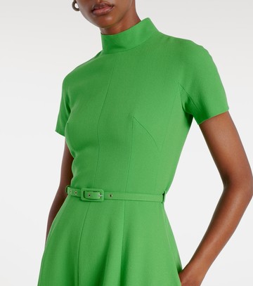 Emilia Wickstead Camilla belted wool midi dress