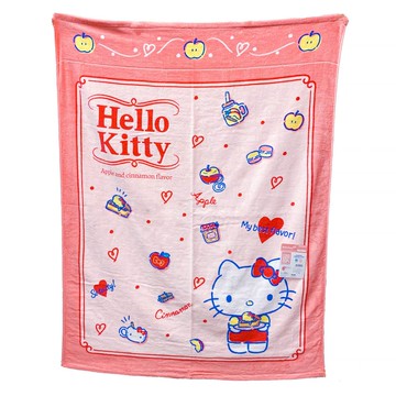 akachan honpo - 毛巾被-Hello Kitty 甜點 (約85×115cm)