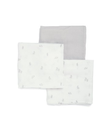 Muslin紗布巾3入-月下兔影