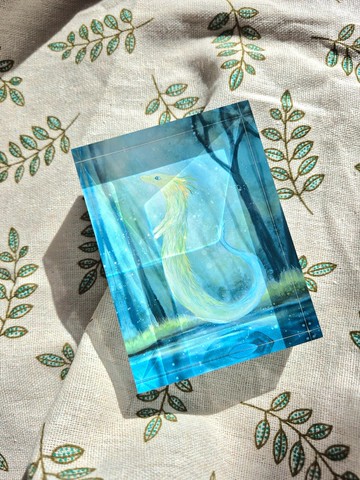 療癒水晶畫-守護靈魂的龍