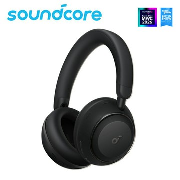 【Soundcore】Space 2 主動降噪無線耳罩式耳機｜深空黑【三井3C】
