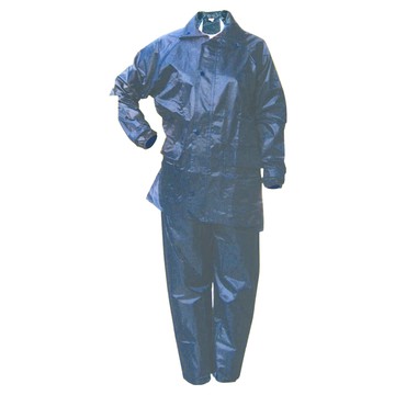 Twin Dragon 雙龍牌 機車型雙拉鍊套裝風雨衣  上衣+褲子  L  TY066