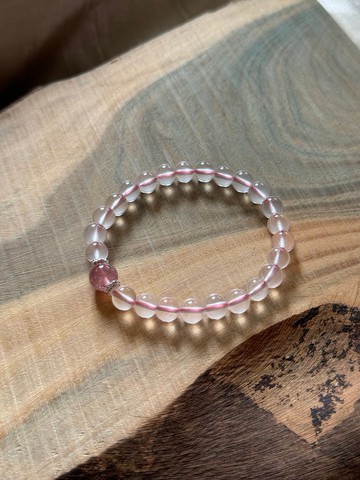 【現貨/水晶】粉晶設計手珠