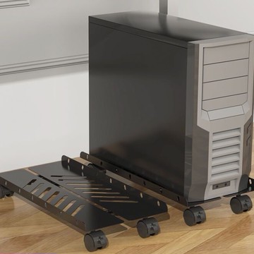 ！廠傢直銷 免運含稅！臺式電腦主機底座可移動機箱支架托架傢用辦公室通用增高置物架子