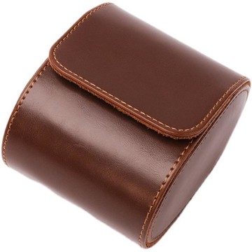 手錶收納盒 高端旅行表盒皮收納單個男女便攜式防摔手表包隨身保護腕表袋【林之舍】