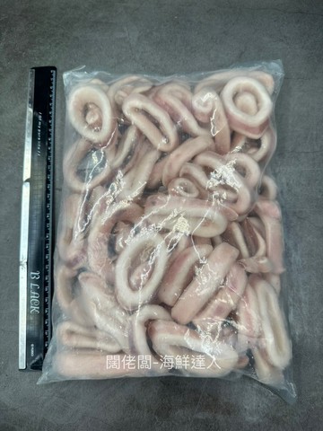 【闊佬闆-海鮮達人】大包裝 鹽燒小卷 魷魚圈 小卷圈 小卷 1kg/包