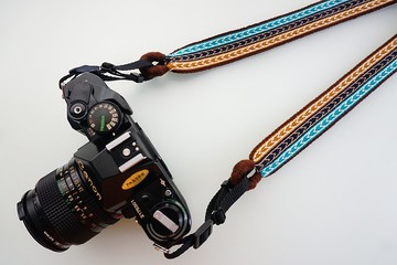 相機背帶 雙邊寬孔 手機斜背帶