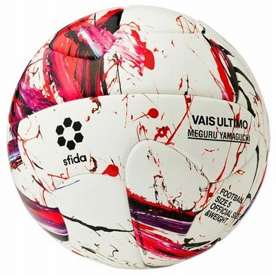 スフィーダ サッカーボール EAFF E-1フットボールチャンピオンシップ2022公式試合球 レプリカ VAIS ULTIMO Match 5 5号球 検定球 SB21VU02-WHTRED ※0454