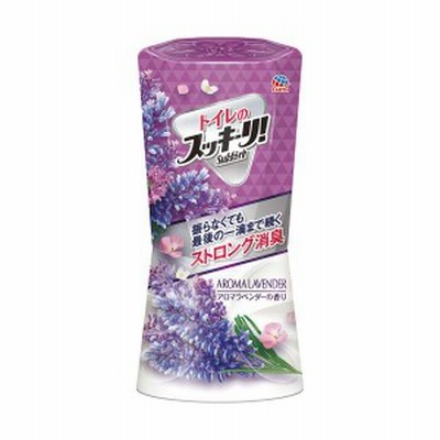 （まとめ）アース製薬 トイレのスッキーリ！アロマラベンダー 400ml 1個〔×10セット〕