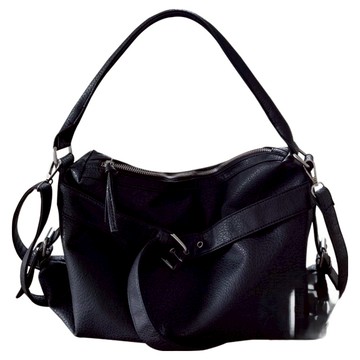 MDMS 軟皮肩背包  黑色  大型