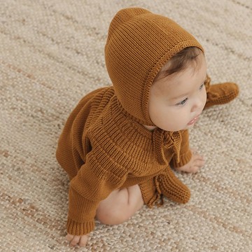 美國 Quincy Mae【有機棉】針織嬰兒帽